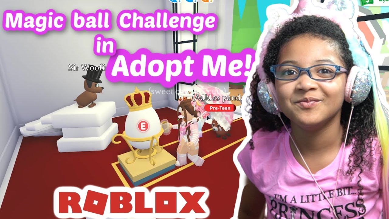 MAGIC BALL CHALLENGE IN ADOPT ME! | ROBLOX - YouTube