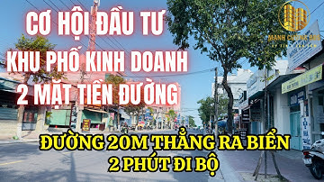 Hàng Hiếm. BĐS 2 MẶT TIỀN. đường Điện Biên Phủ Khu phố kinh doanh. Cách biển 2 Phút đi bộ.