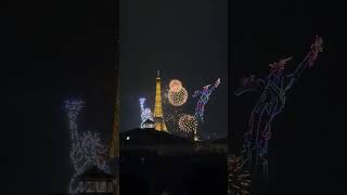Drones Accompany Bastille Day Fireworks Display in Paris
