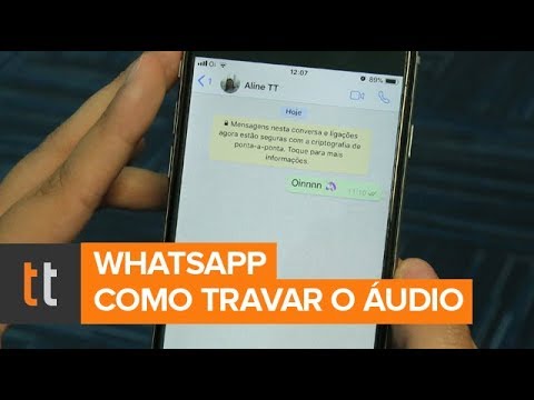 WhatsApp: como usar a trava para mensagem de áudio - YouTube