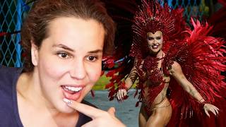 Virginia is BOOED during the parade in Sapucaí.