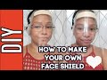 DIY :  HOW TO MAKE YOUR OWN FACE SHIELD VLOG 164