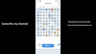 Crossword Master Level 183 Answers | Crossword Master Puzzle 183
