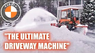 Why Tractors Are Worth Every Penny!   Kubota BX Snow Removal