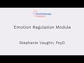 DBT Emotion Regulation Skills: Emotion Psychoeducation & Mindfulness