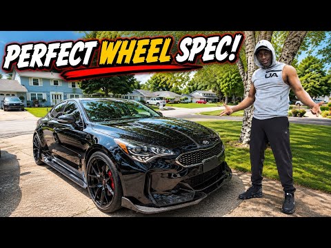 The Perfect Kia Stinger Wheel Spec & Mods! Don't Sleep On The Stinger?