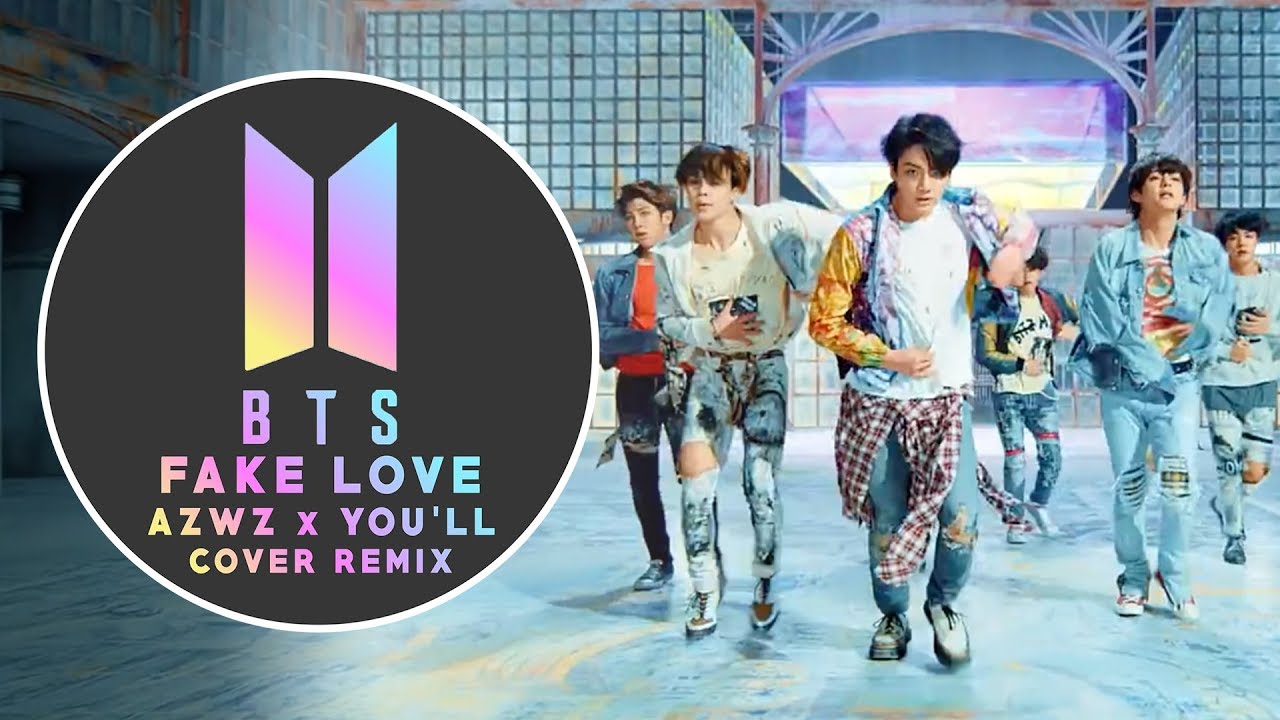 Bts ремиксы. Fake Love обложка. BTS fake Love album. Fake Love BTS альбом. BTS fake yourself обложка.