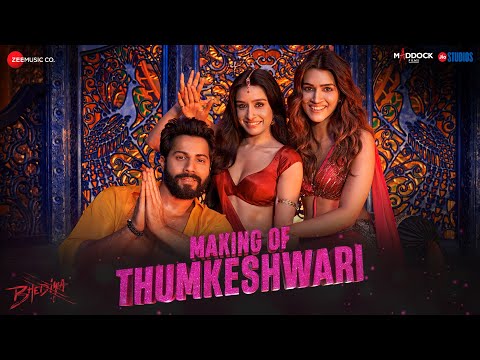 Thumkeshwari - Making | Bhediya | Varun Dhawan , Kriti Sanon, Shraddha Kapoor |Sachin-Jigar,AmitabhB