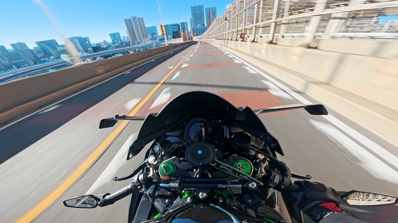 Ninja H2 | Tokyo Afternoon Chill Ride | Pure Exhaust Sound