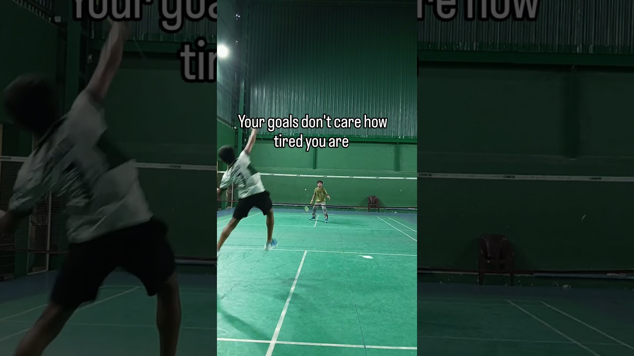 "Your goals don't care how tired you are " 