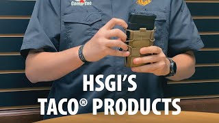 High Speed Gear HSGI Taco Single Pistol Mag Pouch OD Green