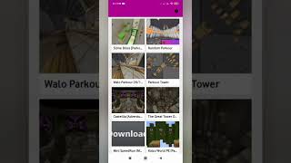 || Minecraft parkour maps app🔥😯 || || Minecraft parkour app 🤩 || #shorts screenshot 4