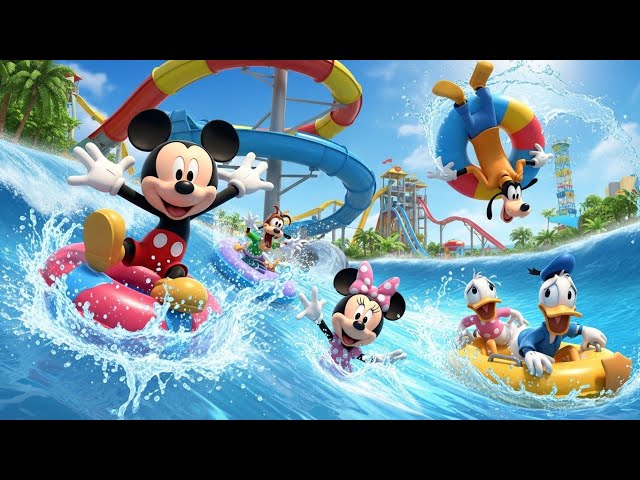 Mickey and Friends' Wild Water Park Adventure! - YouTube