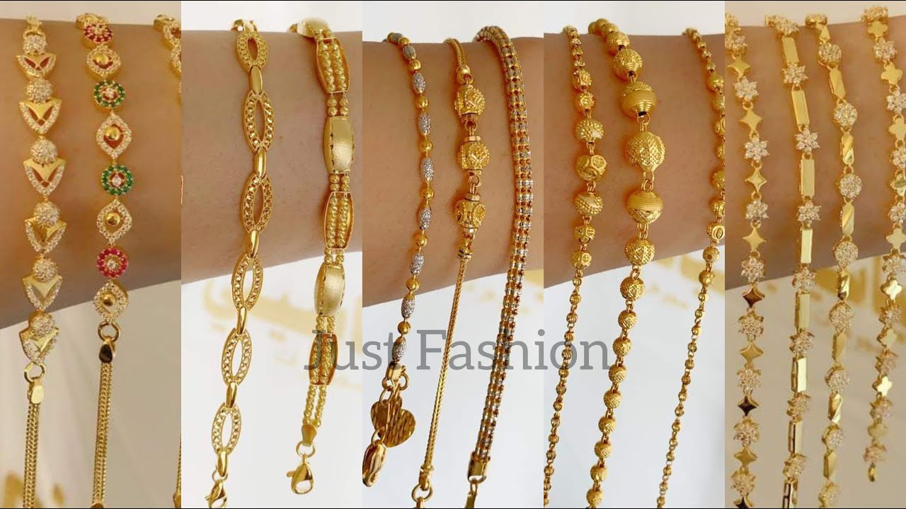 Buy Yellow Gold Bracelets & Bangles for Women by Dishis Online | Ajio.com