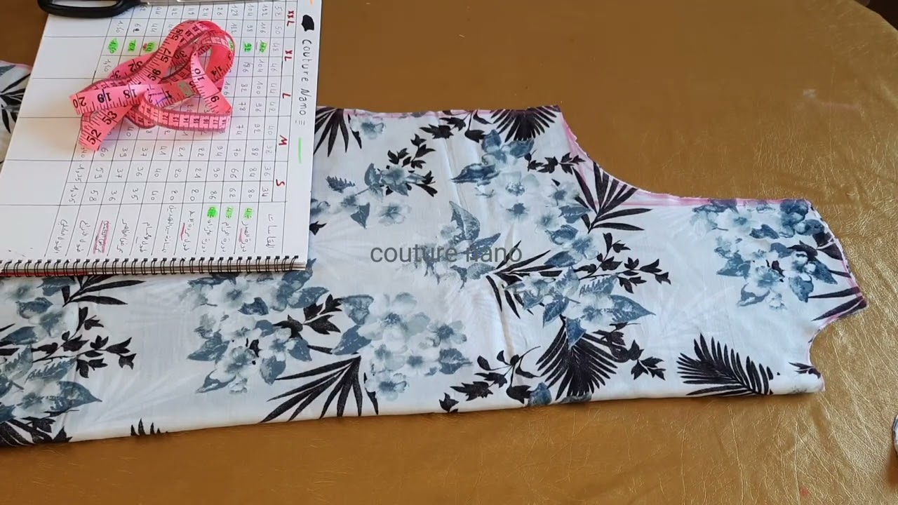 جدول القياسات النسائي ووضعها علي القماش بطريقة مبسطة  للمبتدئين 💯 S L XL XXL XXXL ابد مشروعك الان💥