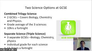 Year 9 Options - Science GCSE