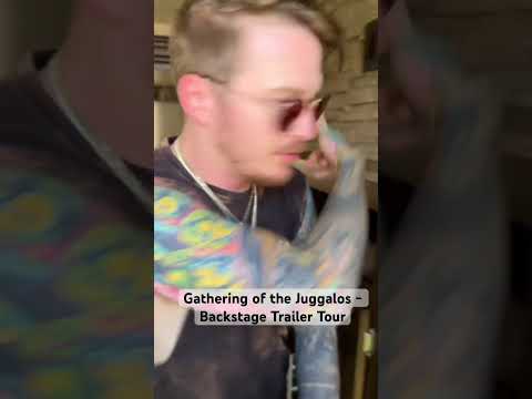 Backstage Trailer Tour @ Gathering of the Juggalos 2023 #comedy #metal #gathering #gotj2023