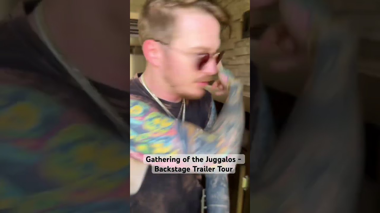 Backstage Trailer Tour @ Gathering of the Juggalos 2023 #comedy #metal #gathering #gotj2023