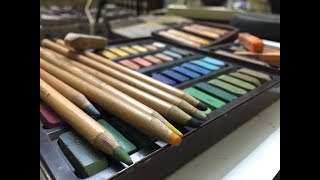 شرح تفصيلي عن خامه السوفت باستيل A detailed explanation of the raw soft pastel