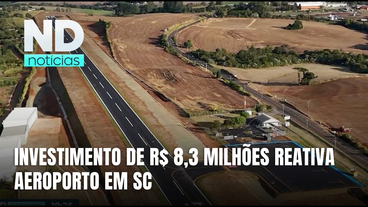 Aeroporto de São Miguel do Oeste volta a operar após investimento de R$ 8,3 mi