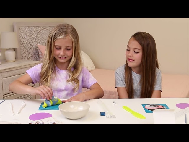 Dan&Darci Craft 'n Clay - Jewelry Dish Making Kit for Kids and Tween Girls Ages 8-14 Year Old - Best DIY Arts & Crafts Kits Gifts - Cre