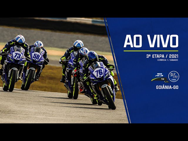 AO VIVO: Yamalube R3 bLU cRU Cup 2021 - Corrida 1 da 3ª etapa 