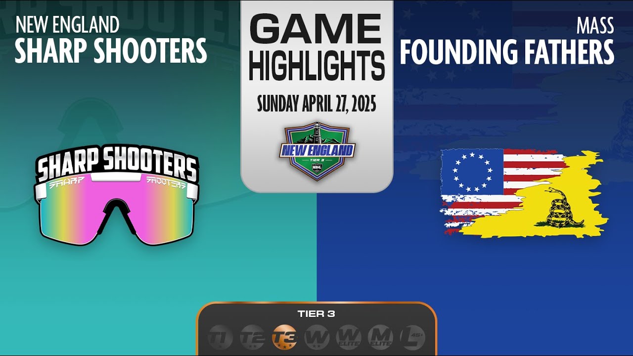 NBHL New England Tier 2-3: Mass Founding Fathers vs. New England Sharp ...