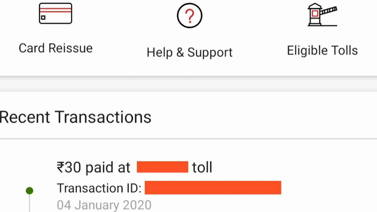  Airtel FASTag Transaction YouTube