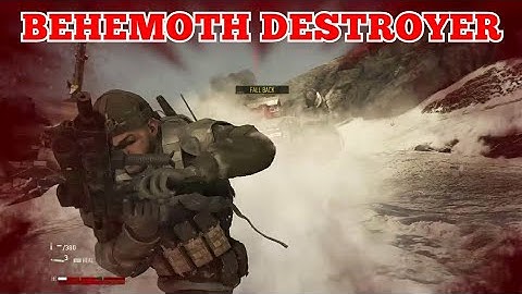 M4A1 CQC vs Behemoth in Ghost Recon Breakpoint