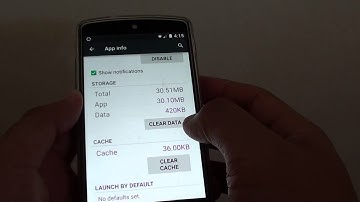 Google Nexus 5: How to Clear App