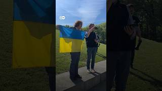 Конфликт в Трептов-парке 9 мая из-за украинского флага #shorts