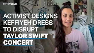 Activist designs keffiyeh dress to disrupt Taylor Swift concert
