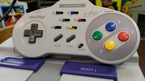 Classic Game Room - SUPER NINTENDO ASCIIWARE ASCIIPAD controller review