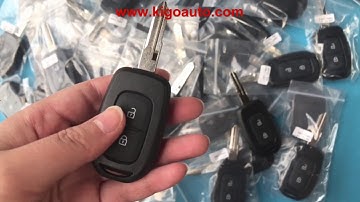 Remote key 2 button 433Mhz FSK VAC102 Hitag AES-4A Chip for Renault Duster Kwid Sandero Logan