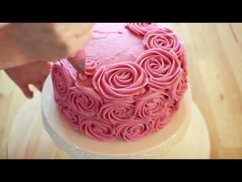 Video: Come Fare Le Rose Per Una Torta