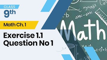 Matrices and Determinants - Chapter 1 - Math Class 9th - Lecture 1 - Question 1