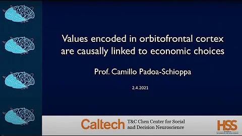 T&C Chen Center for Social Decision Neuroscience Seminar - Camillo Padoa-Schioppa