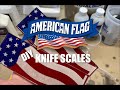 Make your own Cast Resin American Flag Knife Handle Scales