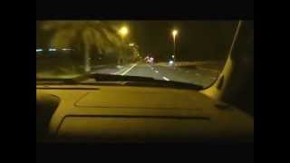 Street Tuning trucks in Dubai at night time short clip