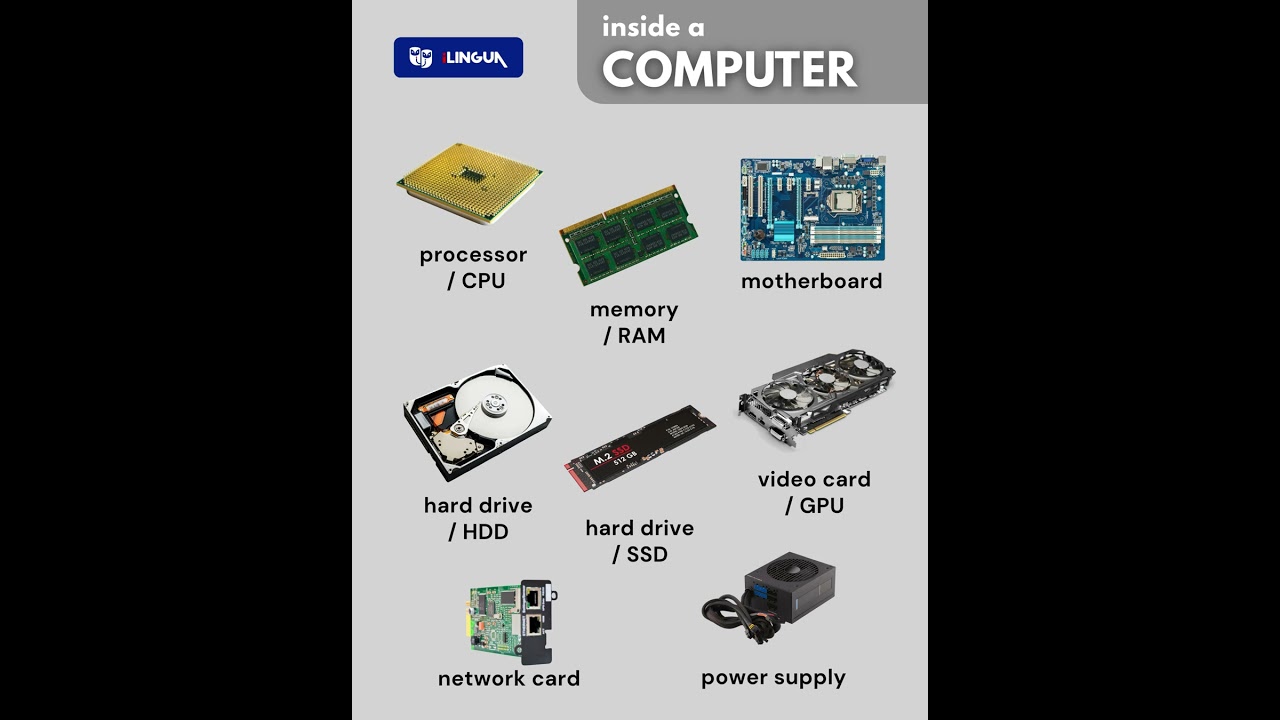 Inside a computer - English Vocabulary