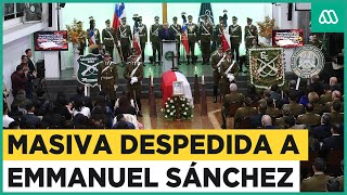 Masiva despedida a teniente de Carabineros Emmanuel Sánchez
