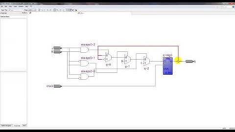 Синхронные J-K триггеры на языке Verilog