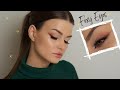 Trying the 🦊 FOXY EYES 🦊 Makeup Look (emphasis on &#39;trying&#39;) | HelenVarik