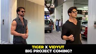 Tiger Shroff Meets Vidyut Jammwal at T-Series Office | Big Project Buzz Begins