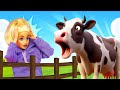 Barbie wants to be a farmer. Come and play with Barbie dolls &amp; toys for kids. Videos for children.