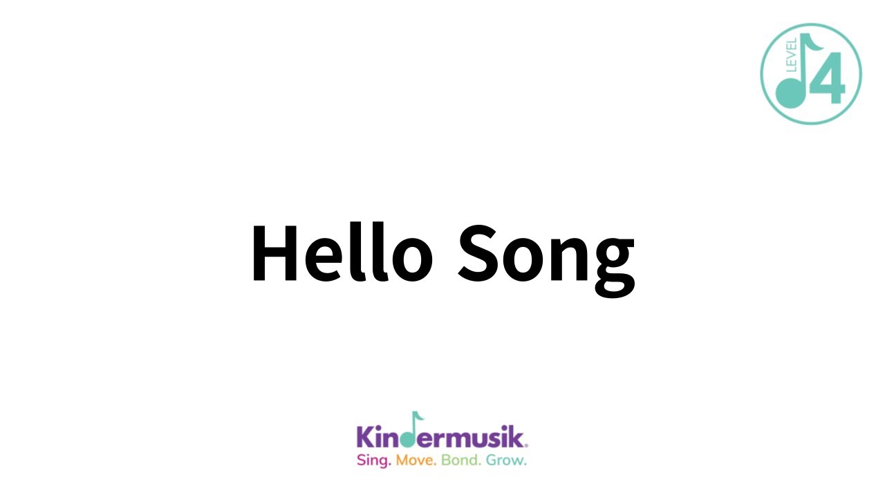 [킨더뮤직_Hello Song] Level 4 - Hello, Hello!