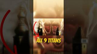 All 9 Titans Explained in 40 seconds #eren #anime #aot #attackontitan #titans #shorts #9titans