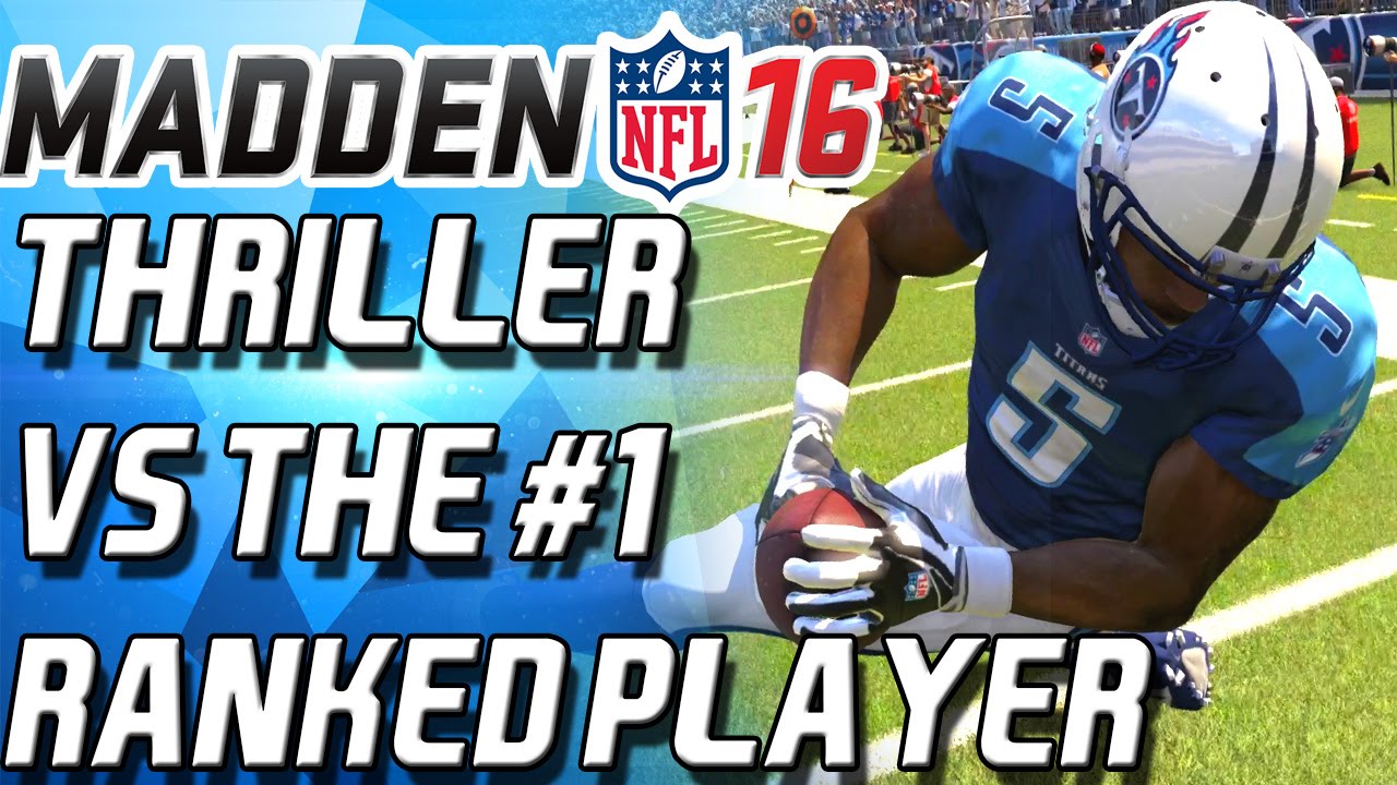 THRILLER VS #1 MADDEN PLAYER! - Madden 16 Ultimate Team Salary Cap