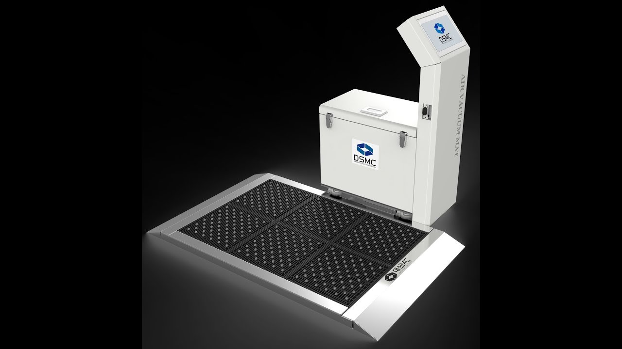 신발바닥세척기 Air Vacuum Mat, solecheck , cyclone suction mat YouTube