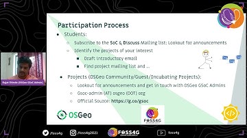FOSS4G 2021 - Google Summer of Code with OSGeo